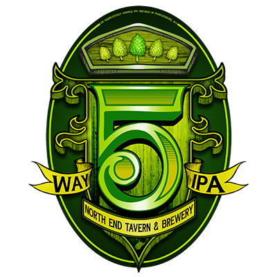 5 Way IPA label